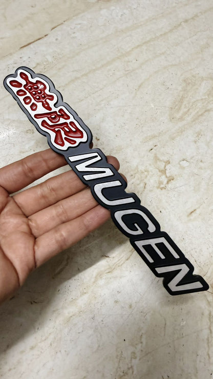 Caroxygen Premium Mugen Metal Car Sticker Durable & Stylish Auto Emblem for Vehicles