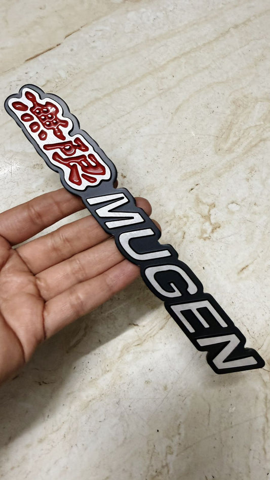 Caroxygen Premium Mugen Metal Car Sticker Durable & Stylish Auto Emblem for Vehicles