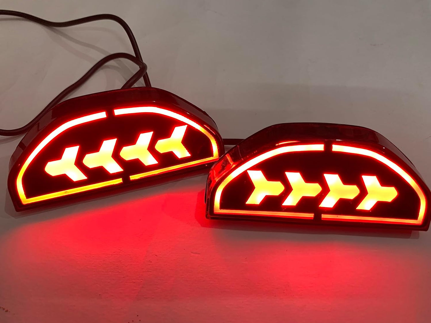 Rear Reflector LED Light/Drl For Tata Punch With Matrix Running Indication & Scan Function (Set Of 2 Pcs) 4 Wries