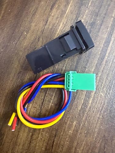 Caroxygen Button Switch, Fog Lamp Switch Environmental Friendly with Cable for Car