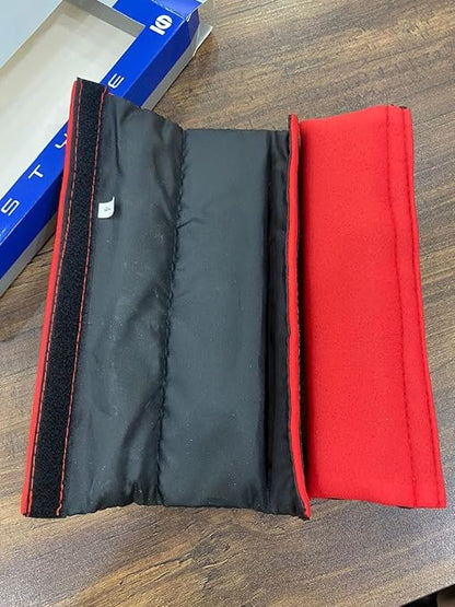 2PCS Cotton Seat Belt Cover Style Racing Car Seatbelt Safety Belt Shoulder Pads Universal (Blue)