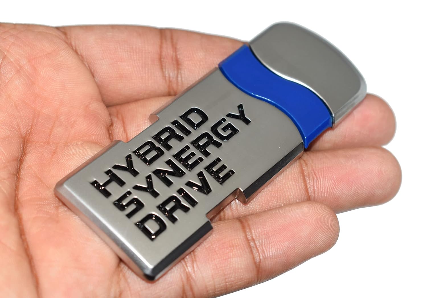 Caroxygen Hybrid Synergy Drive Badge Sticker for All Cars, Metal