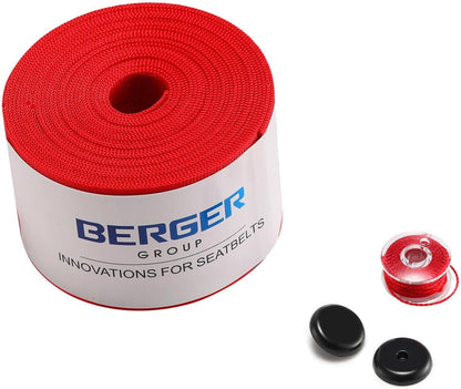 Berger seat belt Premium selection seatbelt with particularly high-wearing comfort. The German BERGER Innovations for Seatbelts, Comfort Car Safety Belts with Soft Edges & Overlasting Lateral Stiffness