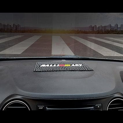 Car Non-Slip Mat Magic Anti-Slip Mounted Slide-Proof Pad Dashboard Sticky Dash Adhesive Cell Phone Mobile Holder Flag (German Flag)