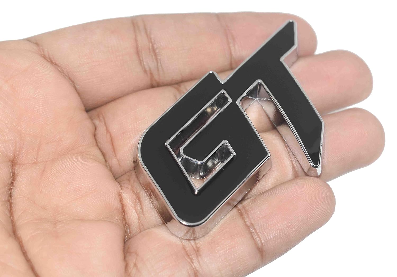 GT Car Badge 3D Logo Metal Emblem Automotive Sticker Decal Flexes to C ...