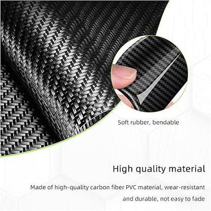 8PCS Car Handle Sticker, 3D Carbon Fiber Door Bowl Protective Film, Anti-Scratch Auto Paint Cover Guard, Universal Waterproof Decor Sticker for Cars (4 Handle + 4 Bowl)