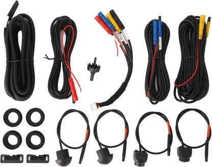 Surround View Camera System, High Resolution 360 Car Camera for Android Auto Radio (720P)