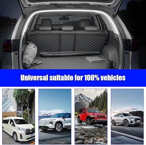 Car Trunk LED Strip Light, 167INCH Silicone Flexible Cuttable Vehicle Trunk Cargo Ambient Lighting, Waterproof Bright Auto Trunk Interior Lamp Decoration, Universal for SUV RV Truck (White)