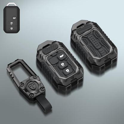 Premium Metal Black Transformer Series Soft Silicon Key Cover for Maruti Suzuki