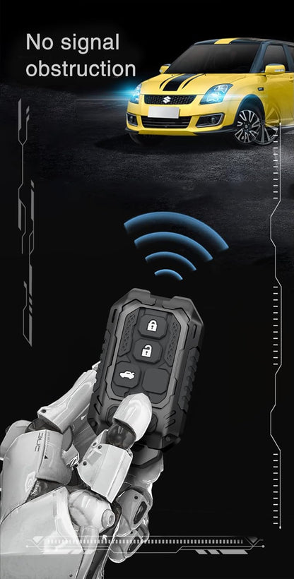 Premium Metal Black Transformer Series Soft Silicon Key Cover for Maruti Suzuki