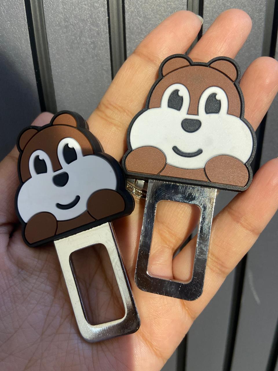 CarOxygen Aluminum Alloy Car Seat Belt Clip Buckle and Safety Alarm Stopper for All Car ) - 2 Pieces