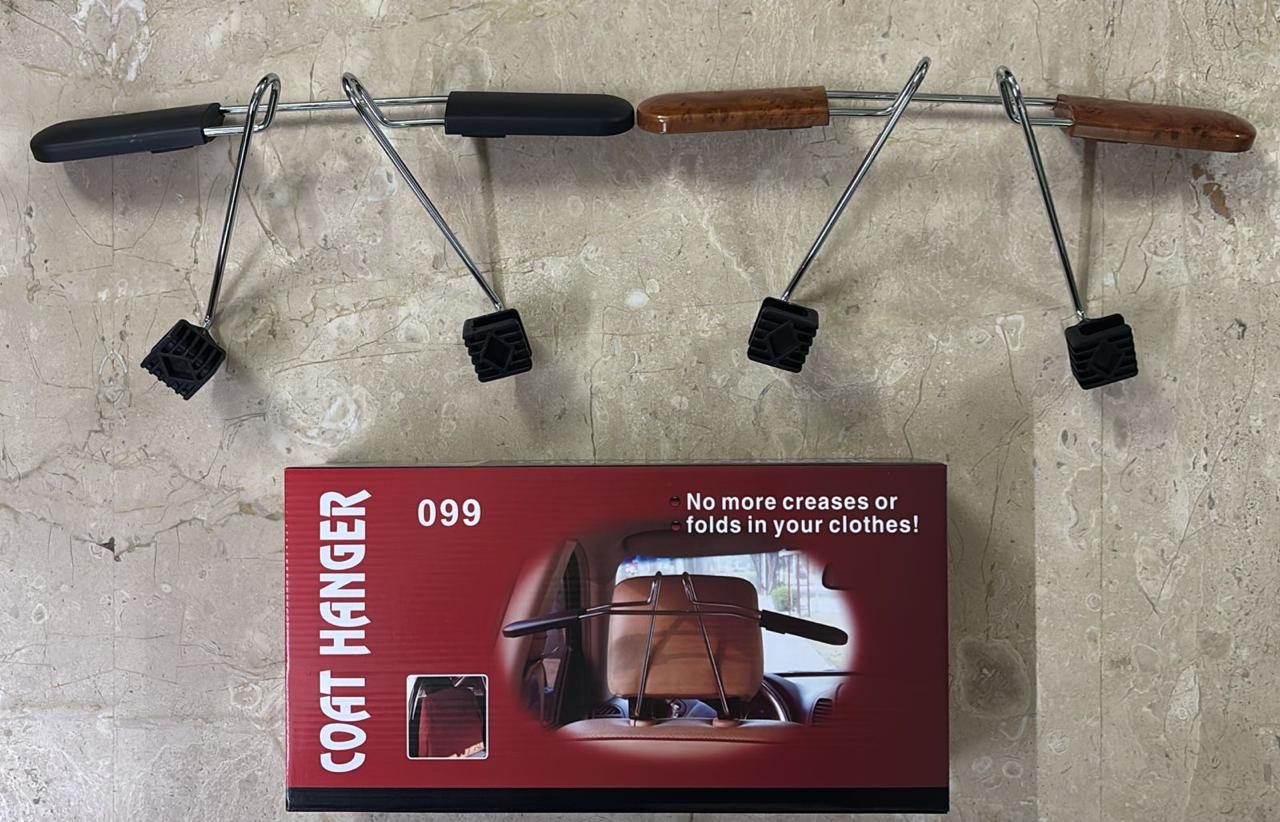 510*225mm Universal Soft Car Coat Hangers Back Seat Headrest Coat Clothes Hanger Jackets Suits Holder Rack Auto Supplies