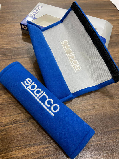 Car Oxygen - Sparco Car Seat Belt Shoulder Pads (Pack of 2)