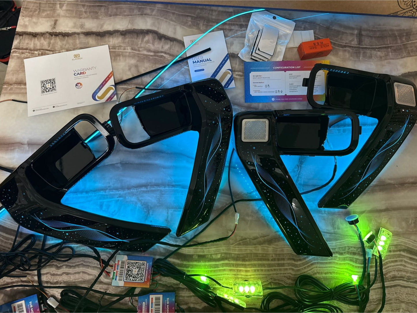 Thar Roxx new modal 2024 and 2025 cardi k6 ambient light 18 in 1 - Style2