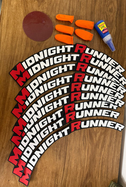 Logo Stickers Accessories for Car, Tyre Decor Sticker and Decal, Wheel Stickers for Car & Bike