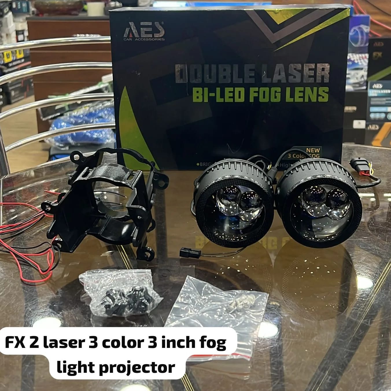 AES FX 3 Double Laser Bi-Led Fog Projector -65 watt