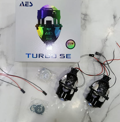 AES Turbo SE 60W Bi-LED Headlight Projector for Car 1 year warranty