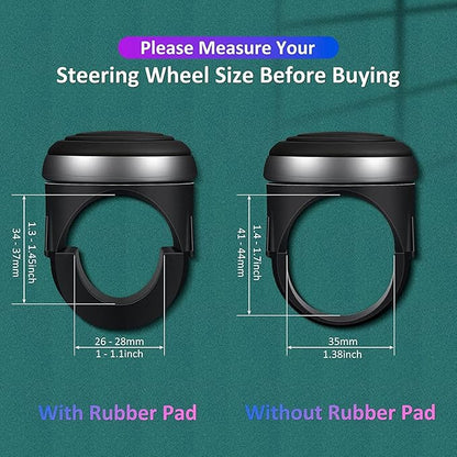 Steering Wheel Spinner Knob, Mini body power knob, (360Â° rotation)
