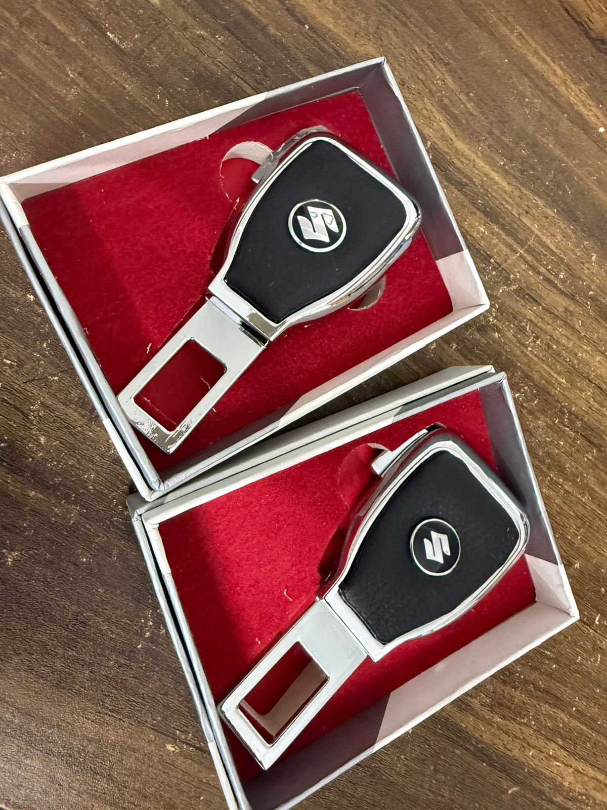 Caroxygen (2in1) Seat Belt Alarm Stopper Buckle & Holder (Pack of 2 )