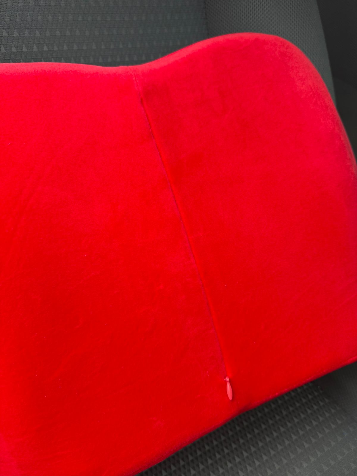 CarOxygen Sparco Car Seat Cushion – Premium Memory Foam Back Support Pillow for Long Drives, Office & Home Use – Ergonomic Lumbar Support Cushion 1 pcs