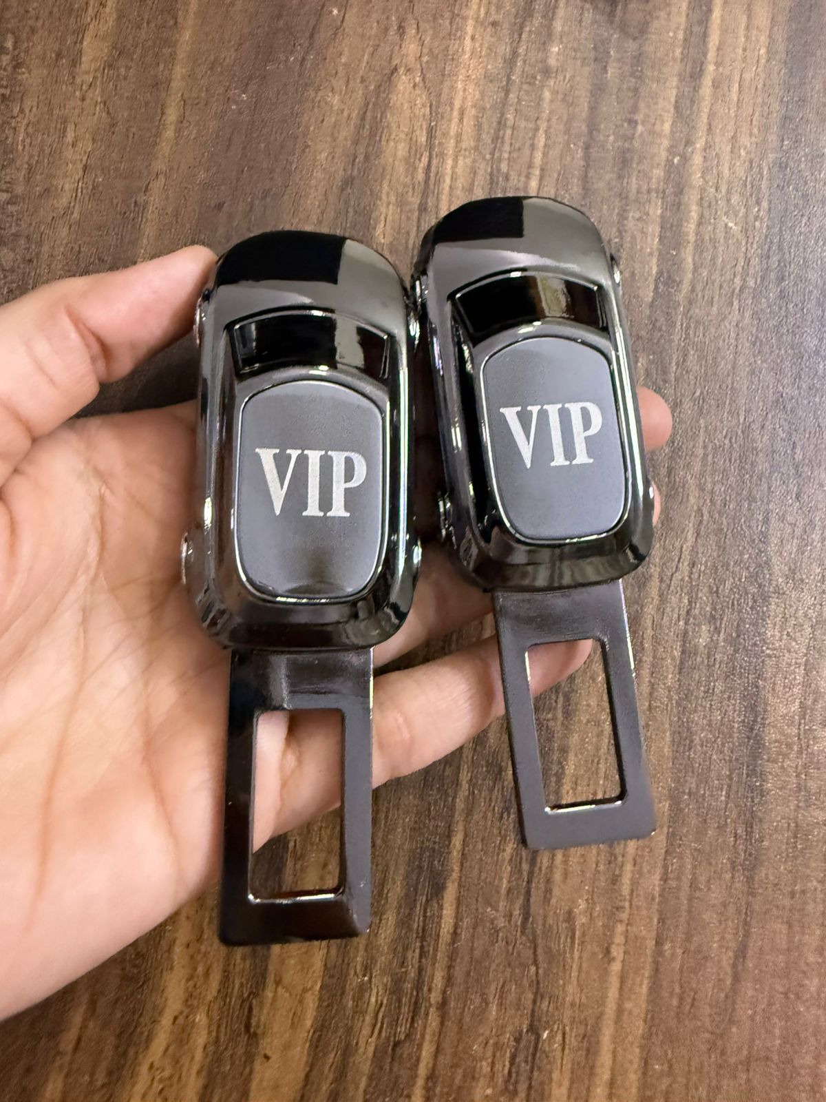 Caroxygen (2in1) Seat Belt Alarm Stopper Buckle & Holder (Pack of 2 )
