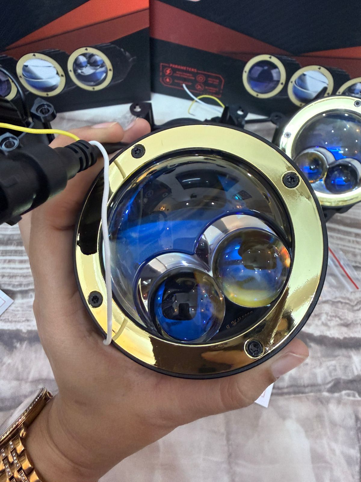 CRYSTAL EYE F9 Bi-LED Fog Lamp – High Power Automotive Lighting Solution -1 year Warranty (120 watt 140 watt and 130 Watt)