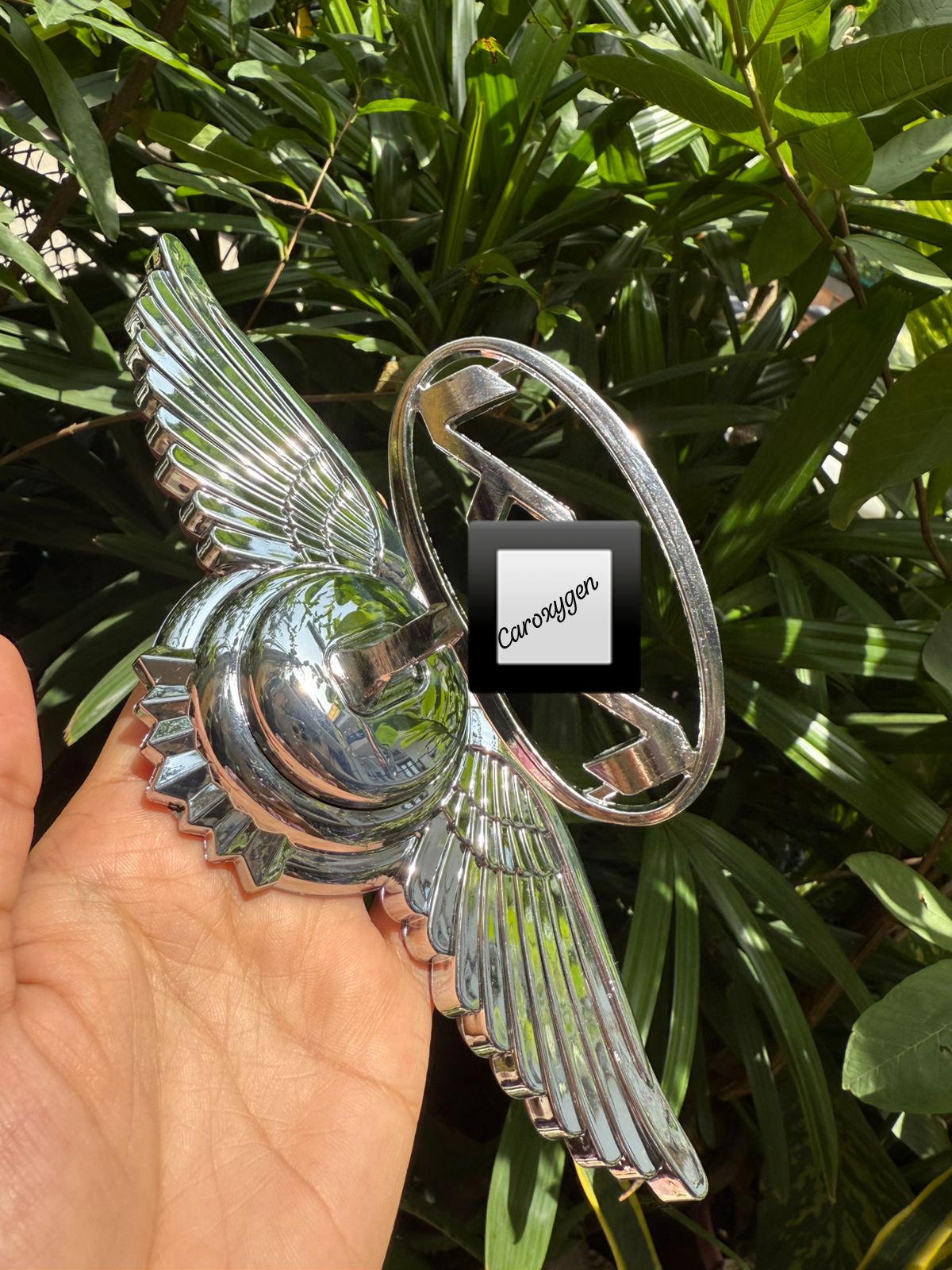 Car Front Hood Bonnet Emblem Ornament Wing Style Suit for All The Vehicles