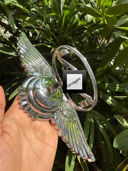 Car Front Hood Bonnet Emblem Ornament Wing Style Suit for All The Vehicles