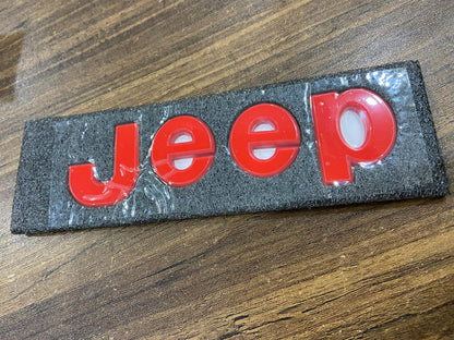 Jeep Letters Sticker for Cars, Jeep, Metal Badge