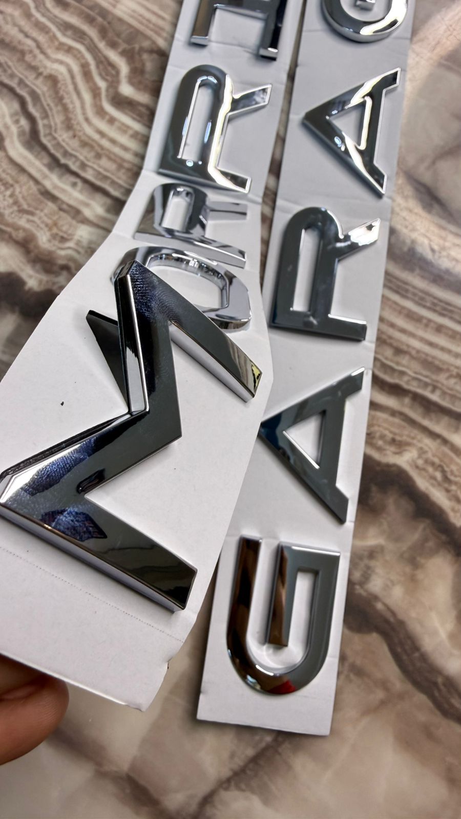 MORRIS GARAGES 3D Bonnet Letters 3D Alphabets Chrome,morris Car