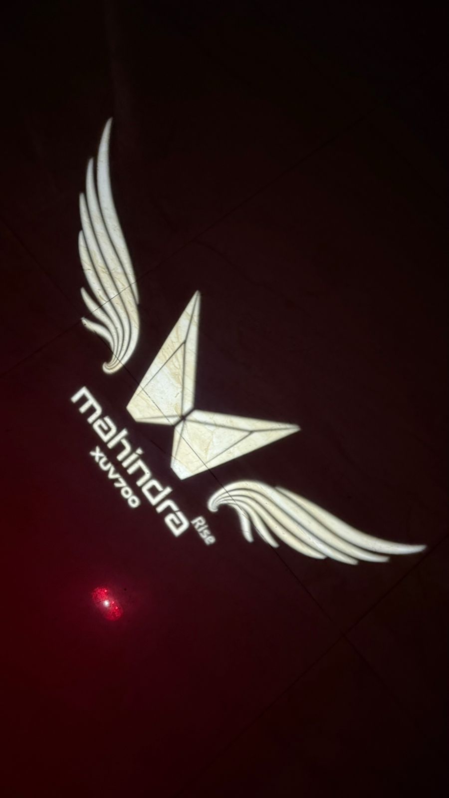 Mahindra Car Door Welcome Logo Projector Light | LED Ghost Shadow Courtesy Light | Plug & Play OEM Fit | Premium Car Accessory (Pack of 2)