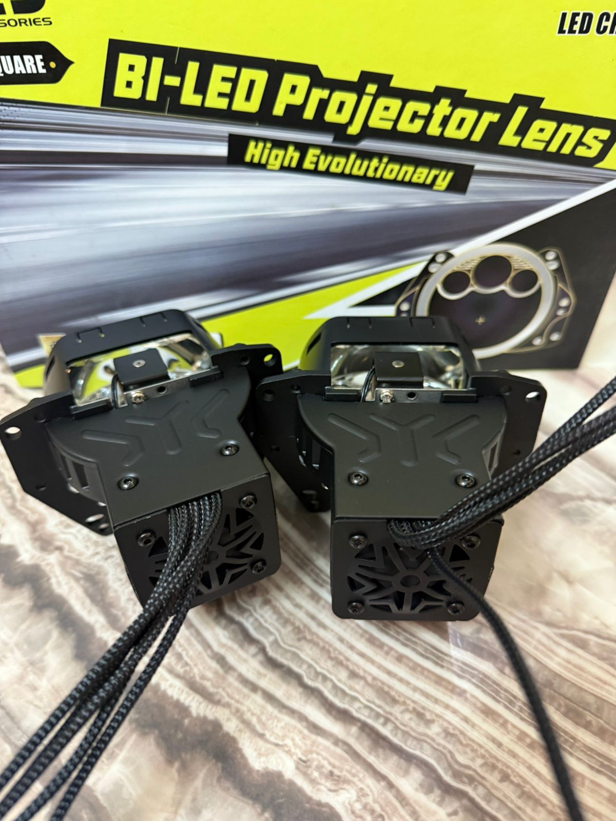 AES UX-3 Bi led 3 inch Triple Laser projector Lamp for Headlights 45W/80W Per Piece (1 Year Warranty