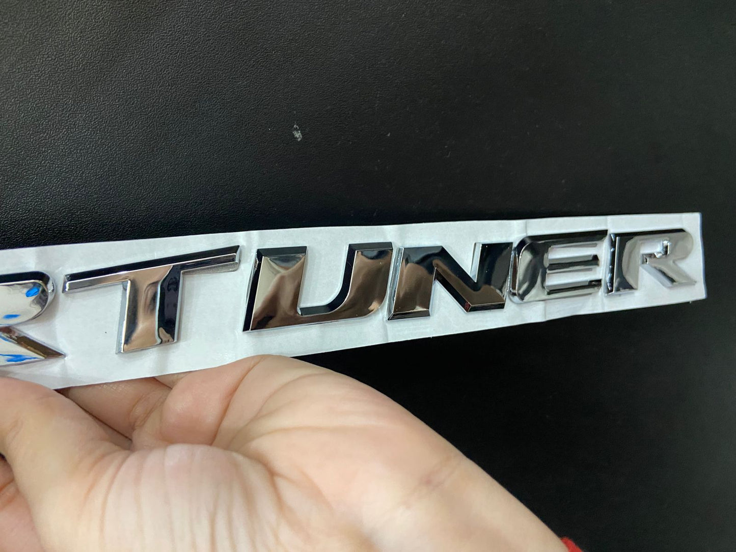 Fortuner Car 3D Sticker Letters Hood Emblem Chrome Plated Logo Badge For Toyota Fortuner Styling FORTUNER-Letter-Sticker (34x3 CM)