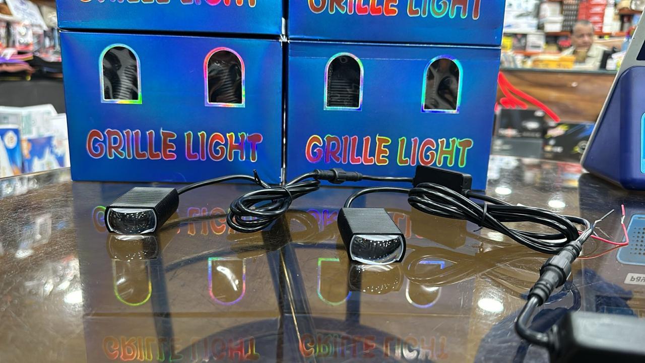 Car Mini GRILLE Bi-Led Projector Light