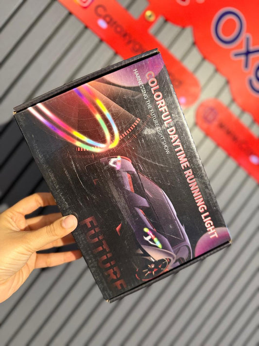 Colorful Daytime Running Light for Cars | Multi-Color Flexible DRL Strip | Sequential Turn Signal & Car Light Decoration | Universal Fit for All Cars & SUVs