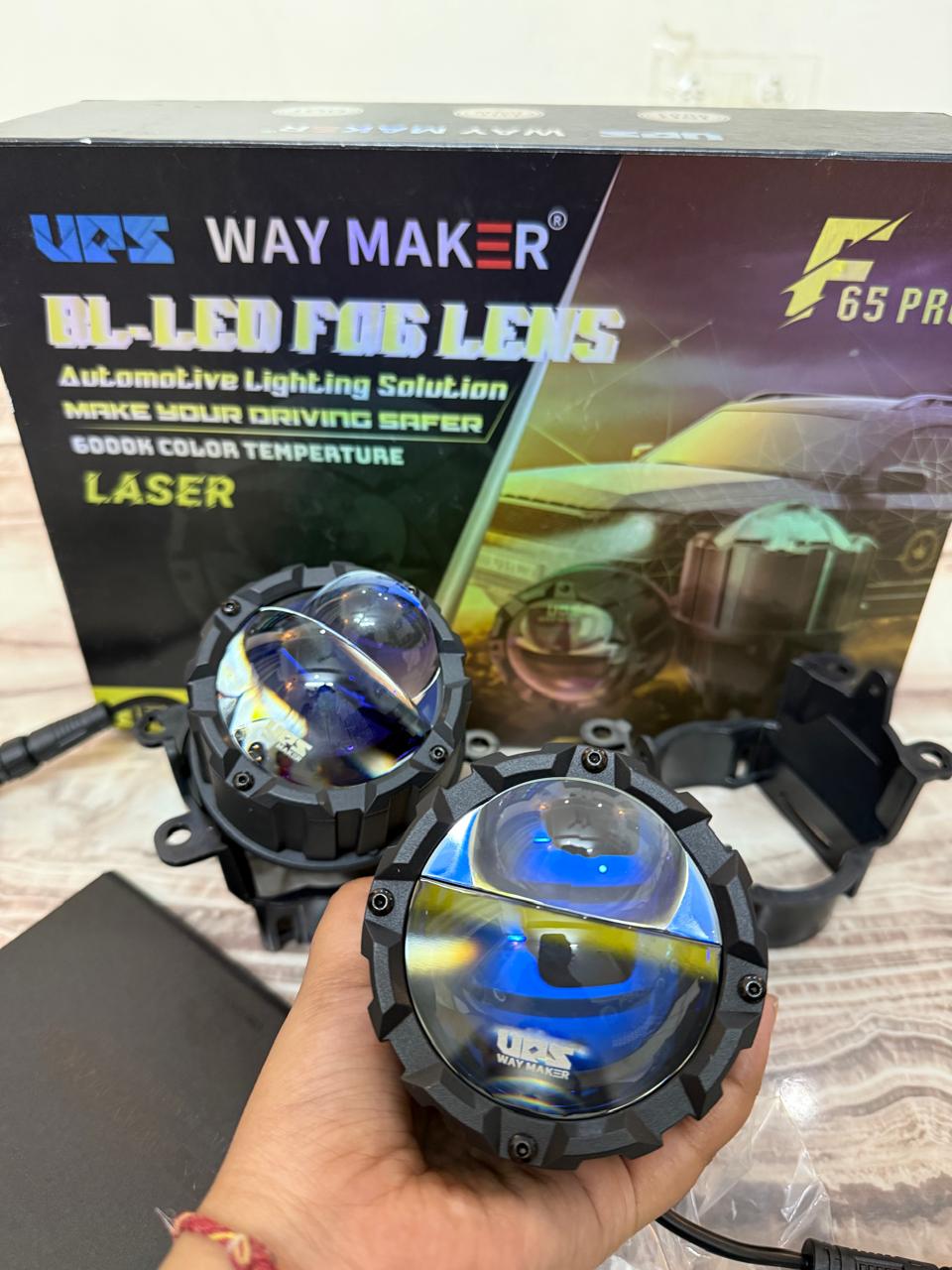 UPS Way Maker F65 Pro 150Watt Laser Bi-LED Fog Projector Lens