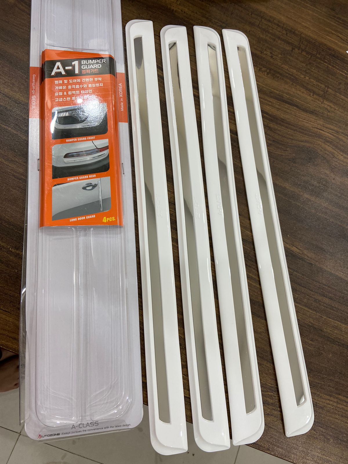 Autozone Bumper Guard  A-Class ( Made in Korea) Black And White