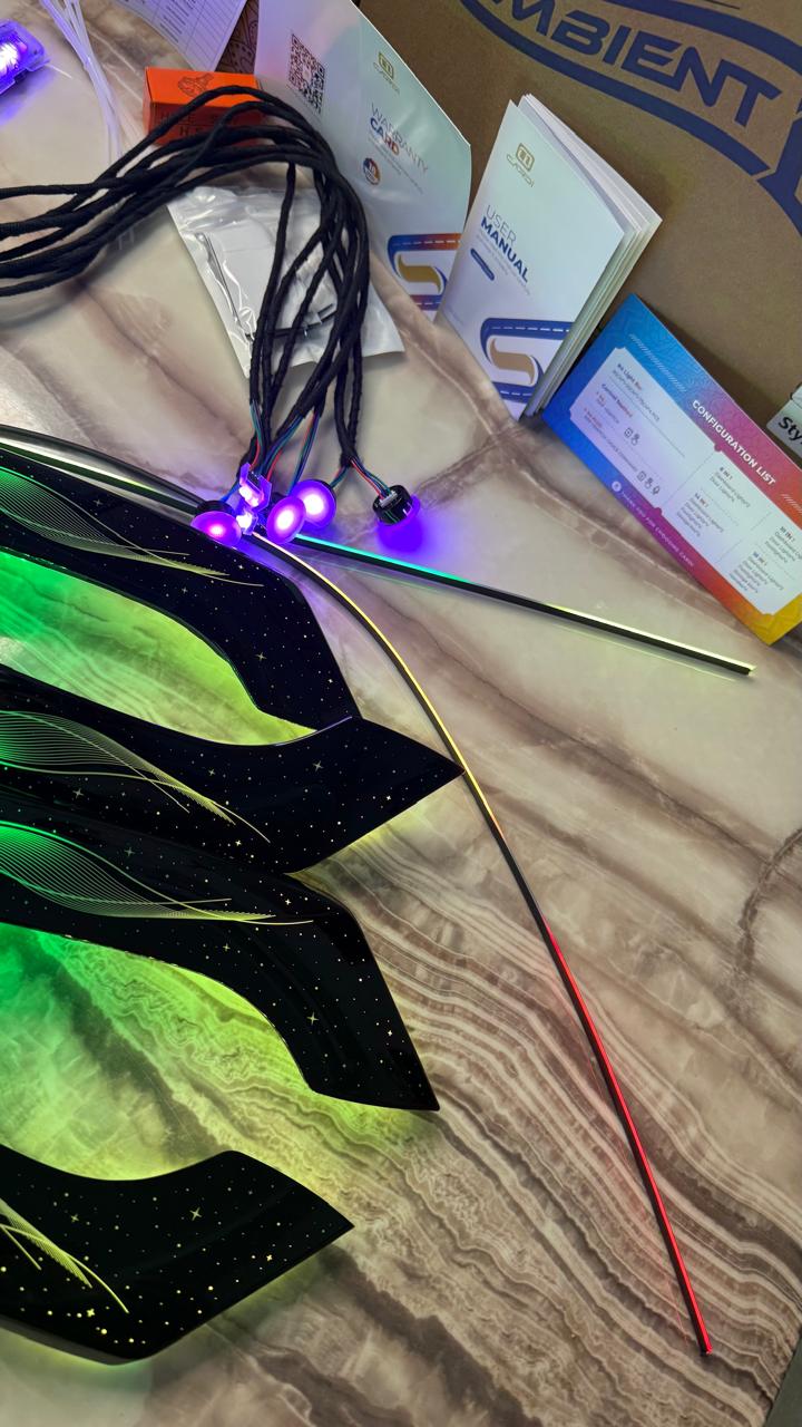 Volkswagen Polo Year 2012-2025 original equipment Cardi k6 ambient light (18 in 1)