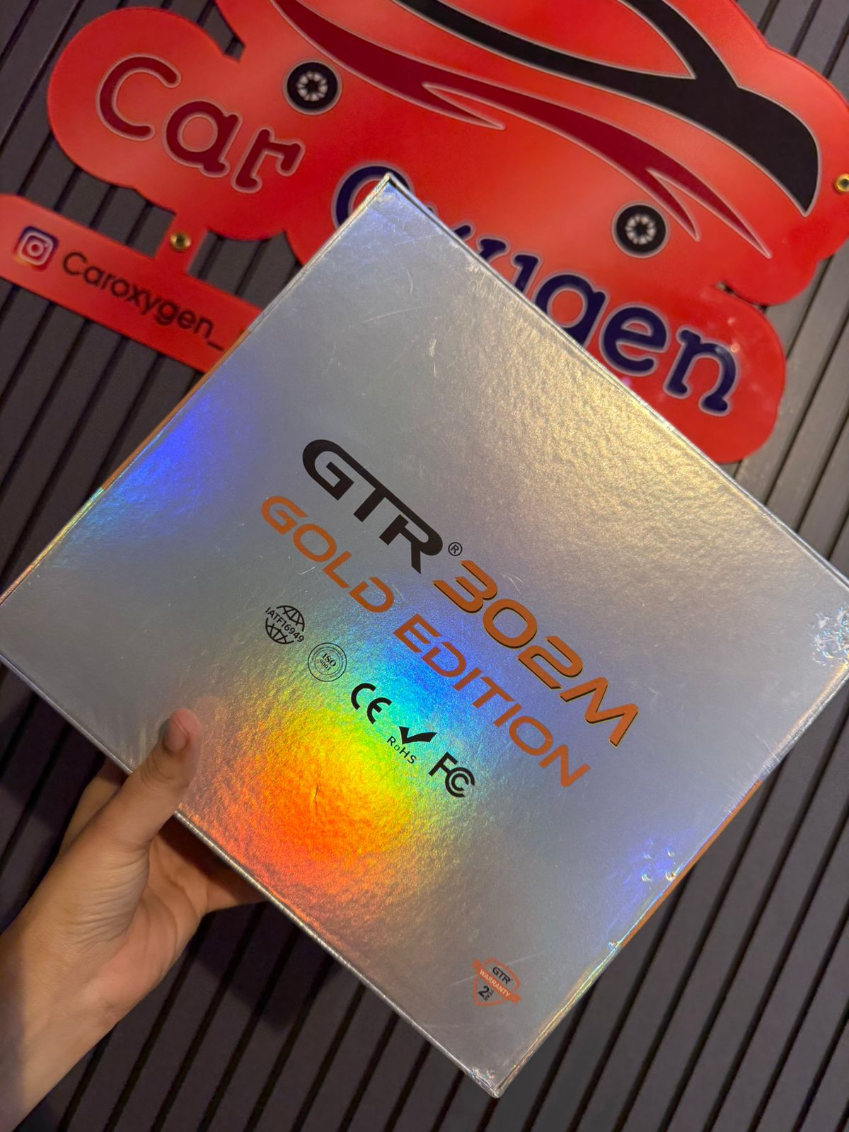 GTR 302M 3.0" Bi-LED Fog Lamp – Gold Edition 2025 | Blue Lens | IP69 Waterproof | 110W High Power | New Arrival