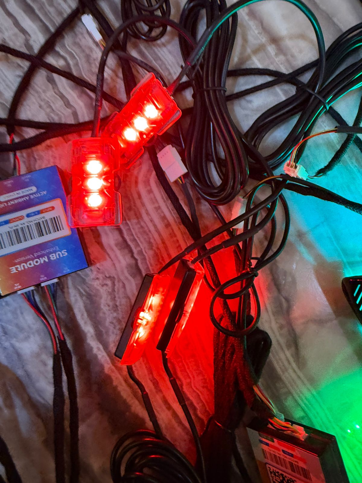 Kia Sonet Ambient Light Kit Cardi K6 -1 Year Waranty (19 in 1)