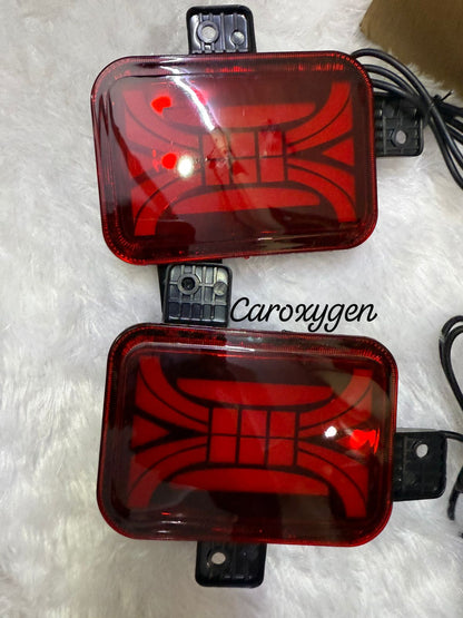 REAR REFLECTOR MAHINDRA THAR 2020 MATRIX 3 FUNCTION (MODEL:- 2020) WITH 4 WIRING Car Reflector Light  (Red)