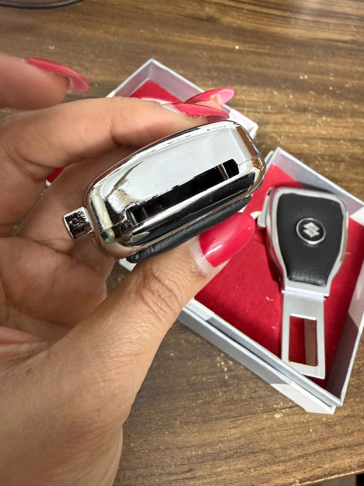 Caroxygen (2in1) Seat Belt Alarm Stopper Buckle & Holder (Pack of 2 )