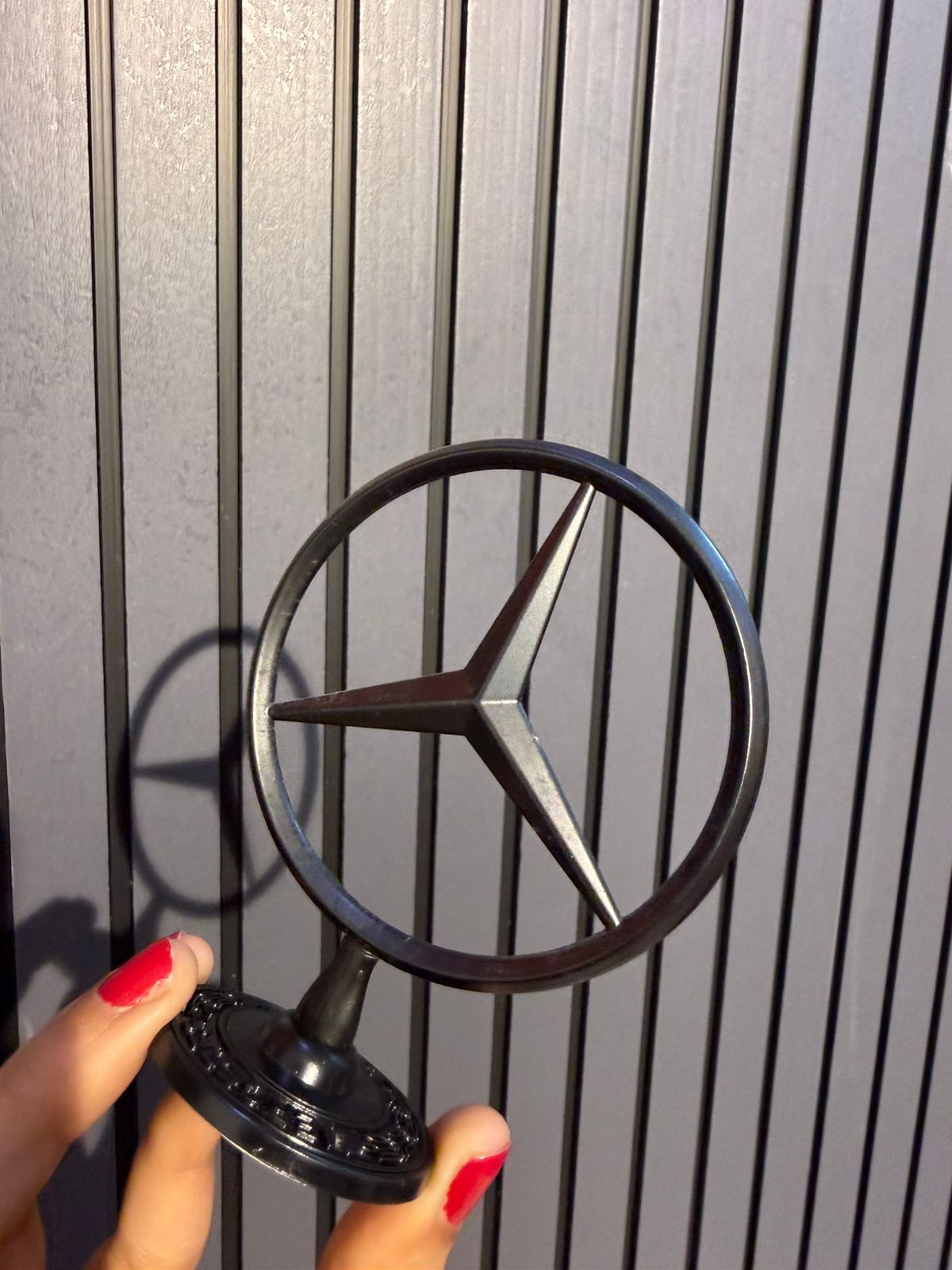 3D chrome Zinc alloy cover with standard hood, modified front logo for Mercedes Benz