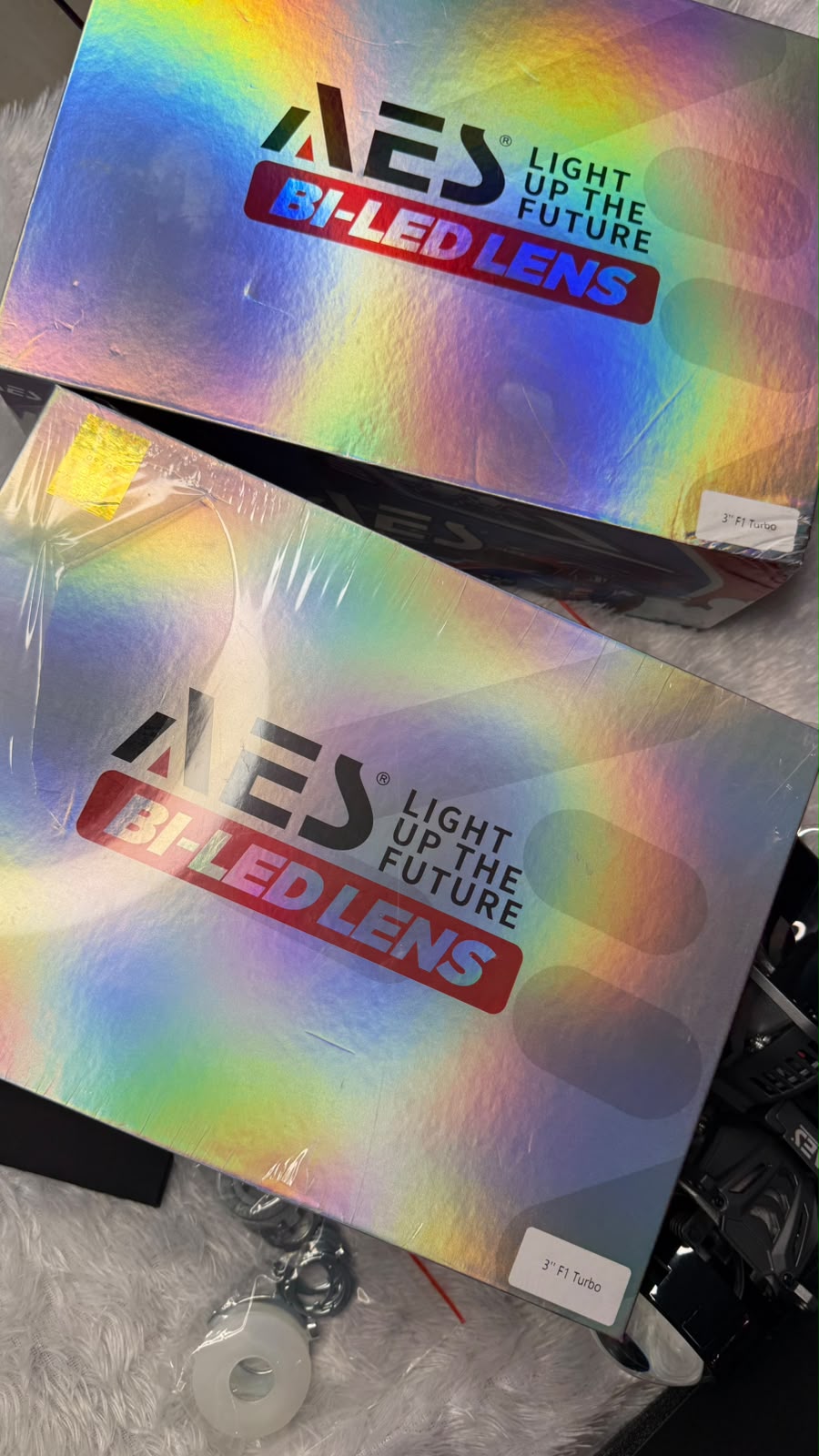 AES F1 Turbo Bi Led  Projector lans 3 inch | Headlight Retrofit (Set of 2) 1-year warranty
