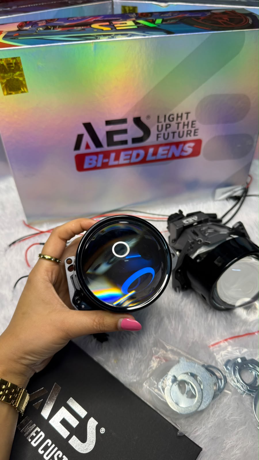 AES F1 Turbo Bi Led  Projector lans 3 inch | Headlight Retrofit (Set of 2) 1-year warranty