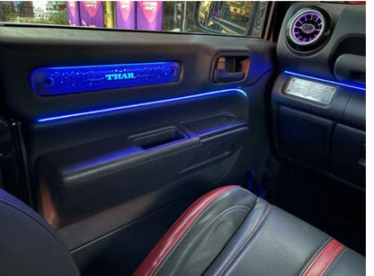 Cardi High End Series 22in1 Ambience Light for Mahindra Thar Roxx-STYLE 03(App+Plus+Voice Command)