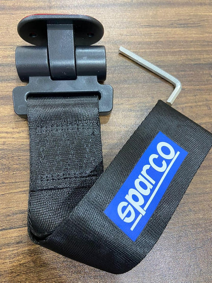 Caroxygen Rear Tow Strap Tow Hook Towing Belt