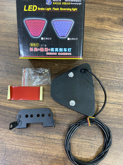 Original Premium Heavy Quality Universal 3rd Brake Lamp F1 Style V Shape Tail Light Universal For All Cars (1 Pcs)