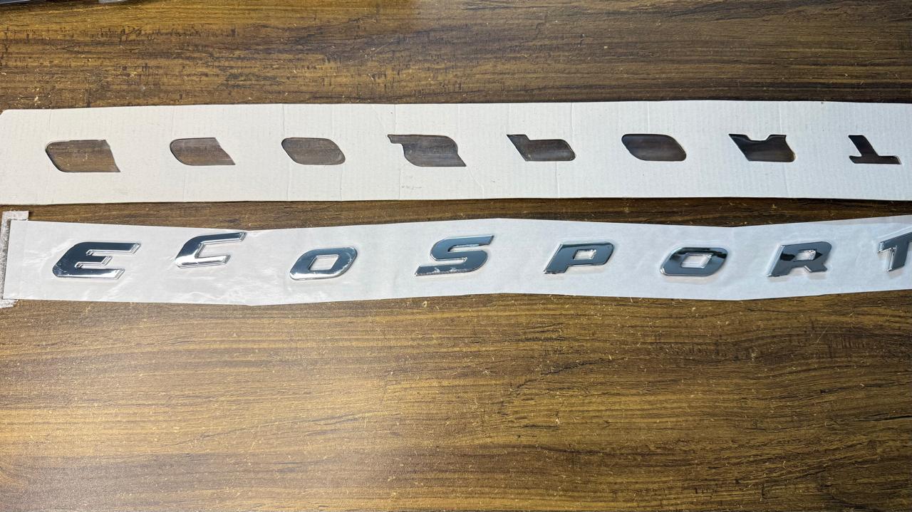 Caroxygen 3D Chrome Logo Badge Letter Emblem Sticker