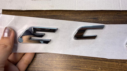Caroxygen 3D Chrome Logo Badge Letter Emblem Sticker